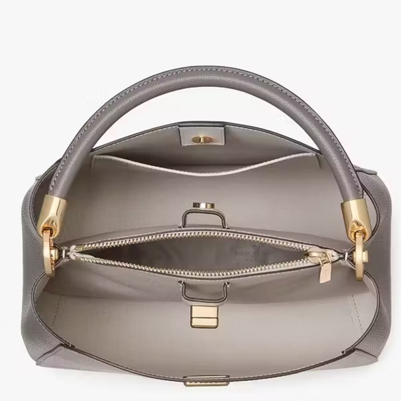 Kate Spade Phoebe Medium Top Handle Satchel- Hare Grey - Picture 4 of 10